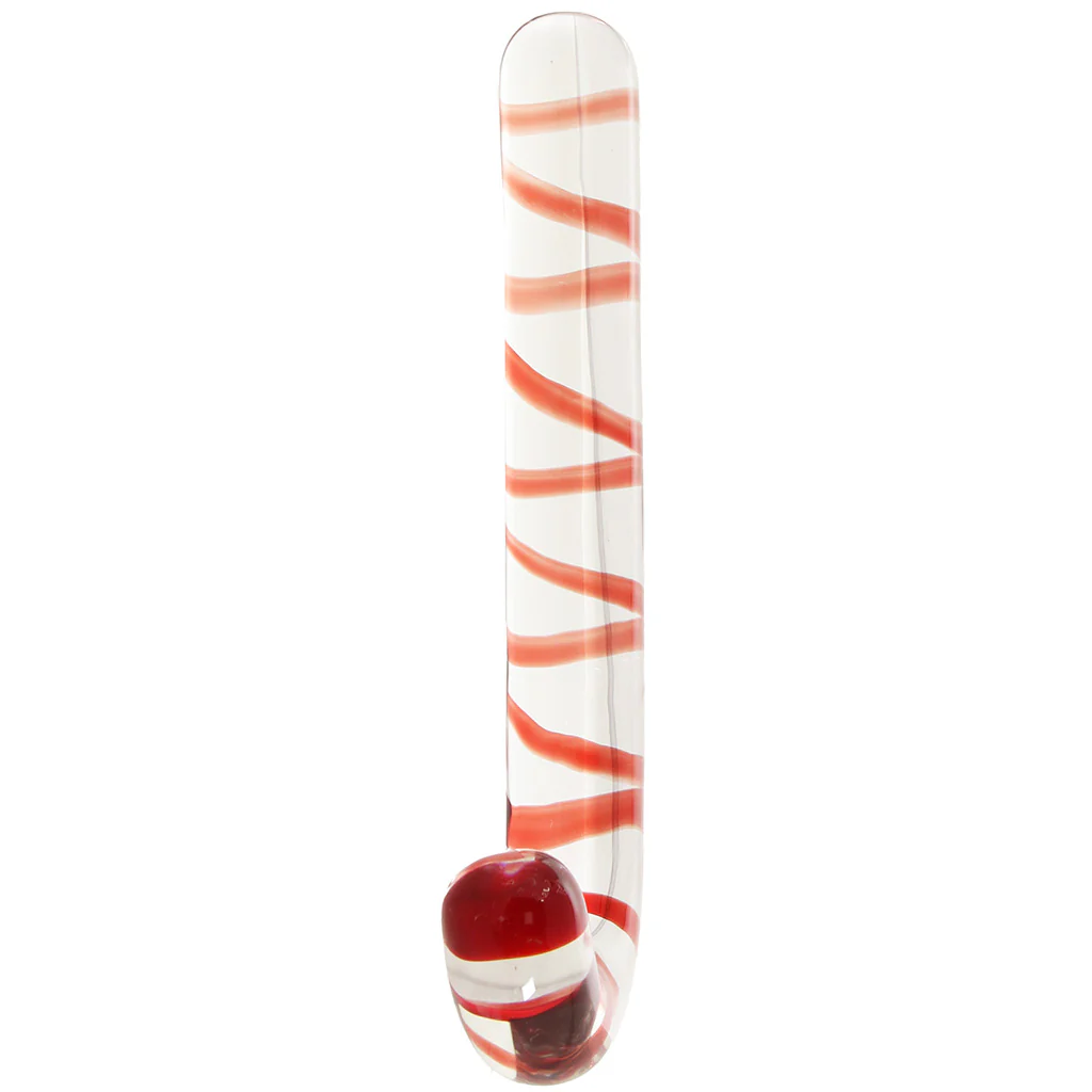 gläs Candy Cane Dream Glass Dildo - Image 6