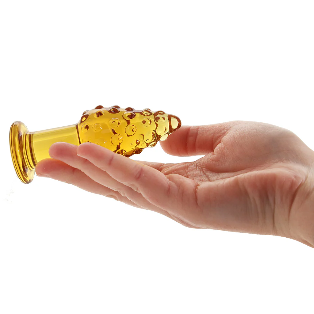 gläs Cornstar 4 Inch Glass Butt Plug - Image 4