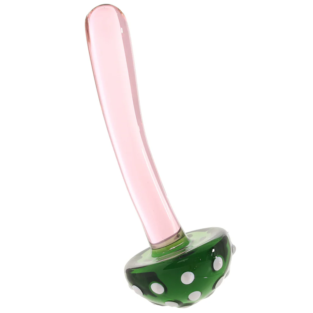 gläs Magic Mushroom Glass Dildo - Image 2