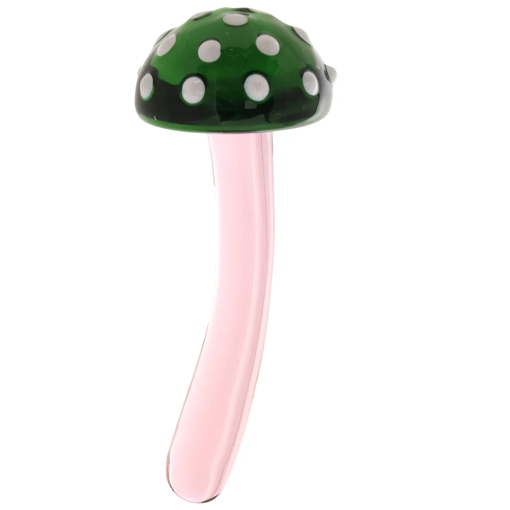 gläs Magic Mushroom Glass Dildo - Image 6