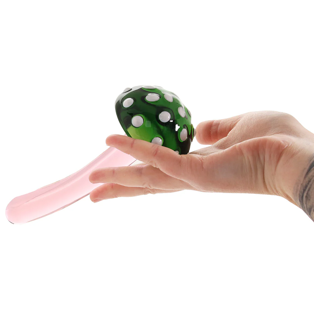 gläs Magic Mushroom Glass Dildo - Image 8