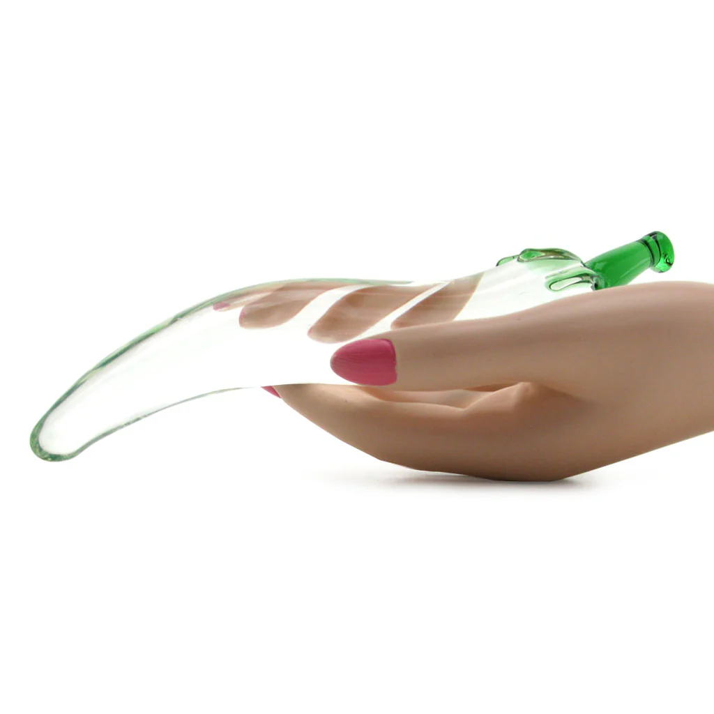 gläs Naturals Chili Pepper Glass Dildo - Image 4