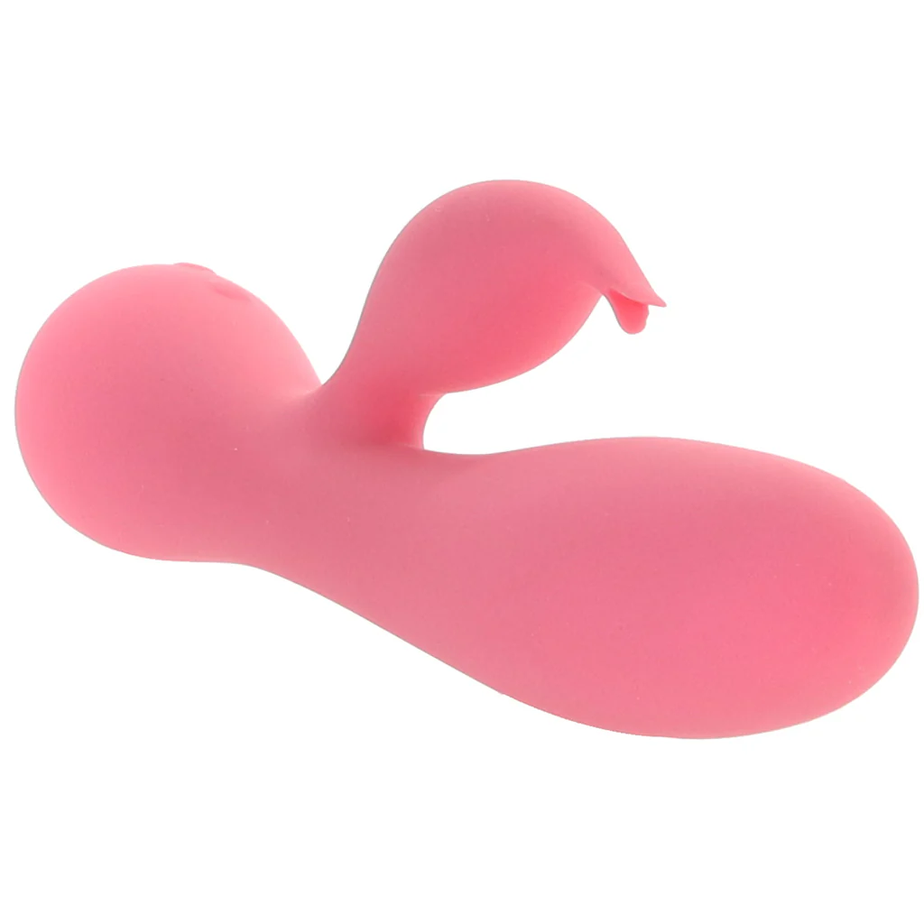 Glo Rabbit Silicone Heating Vibe in Pink - Image 2