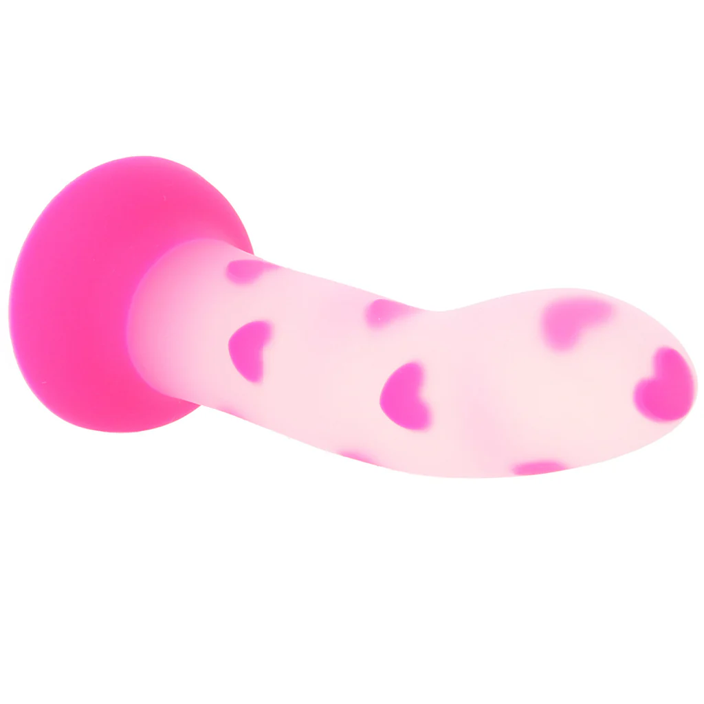 Glow Stick Heart Glow in the Dark Dildo - Image 2