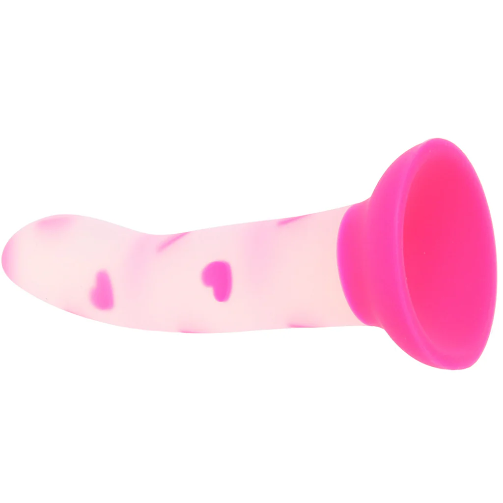 Glow Stick Heart Glow in the Dark Dildo - Image 5