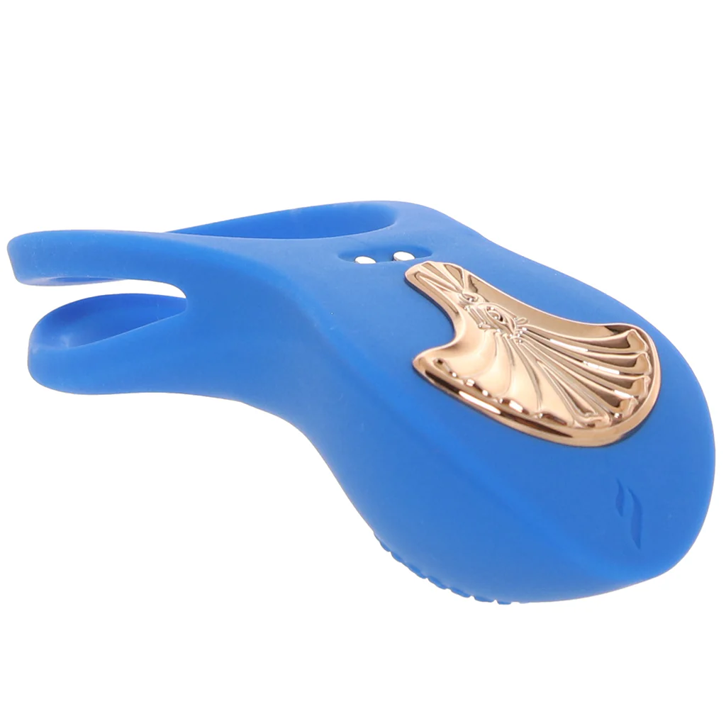 Gold Glam Vibrating Cock Ring - Image 5