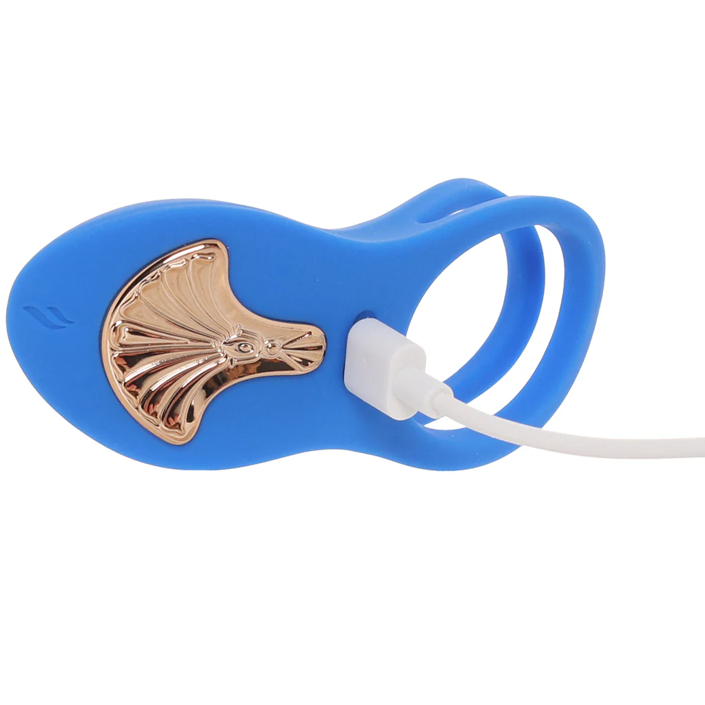 Gold Glam Vibrating Cock Ring - Image 7