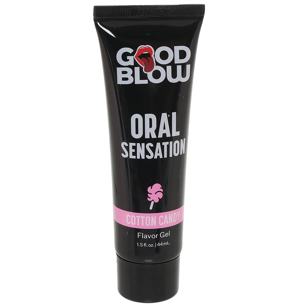 Good Blow Oral Sensation Gel 1.5oz/44.4ml in Cotton Candy - Image 3