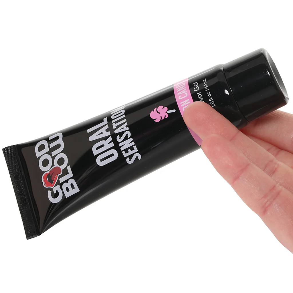 Good Blow Oral Sensation Gel 1.5oz/44.4ml in Cotton Candy - Image 4