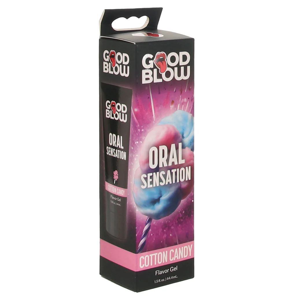 Good Blow Oral Sensation Gel 1.5oz/44.4ml in Cotton Candy - Image 6