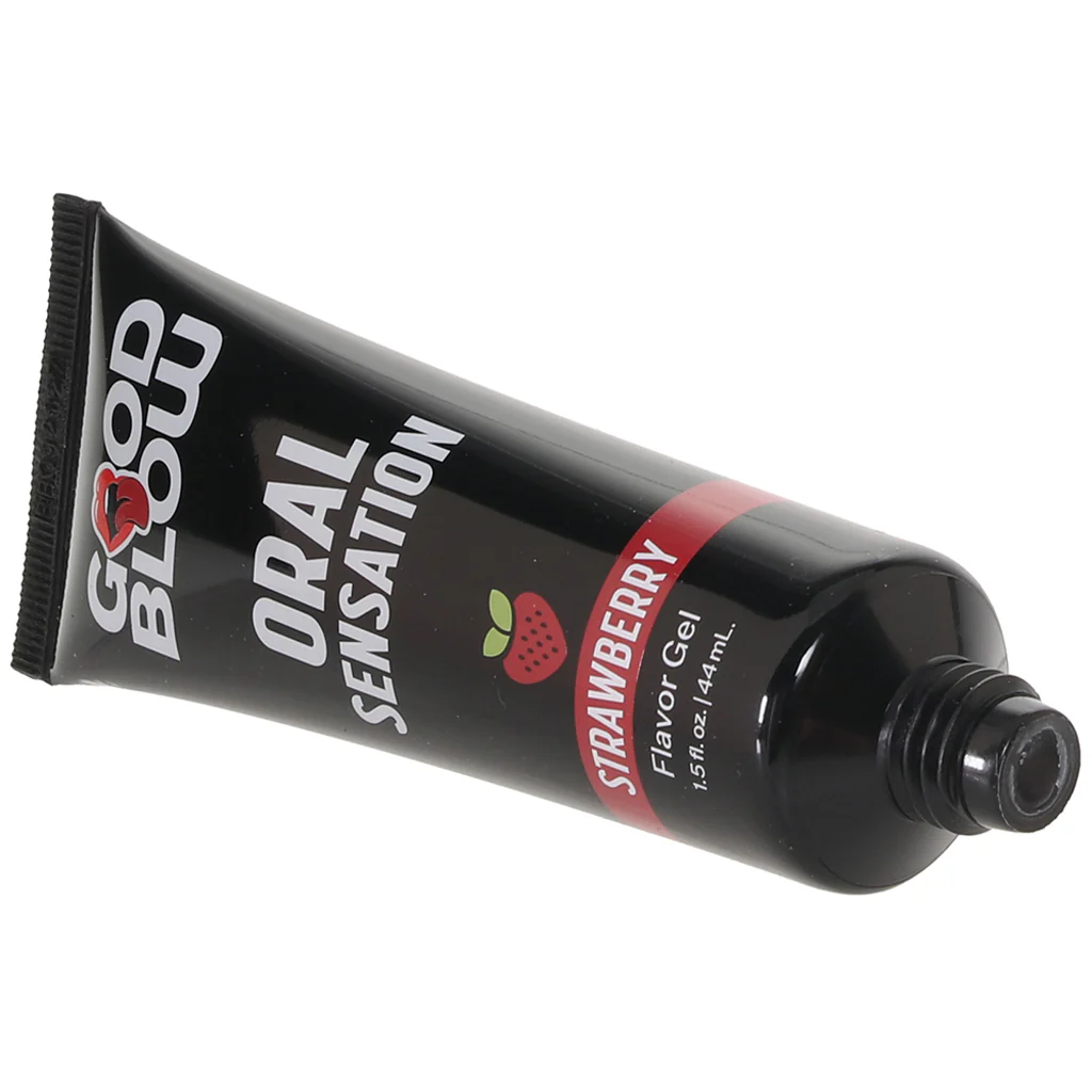 Good Blow Oral Sensation Gel 1.5oz/44.4ml in Strawberry - Image 2