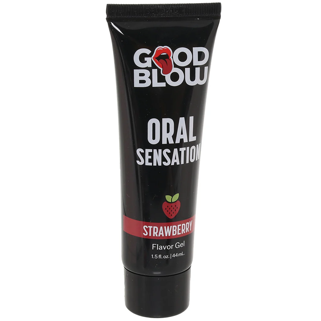 Good Blow Oral Sensation Gel 1.5oz/44.4ml in Strawberry - Image 3