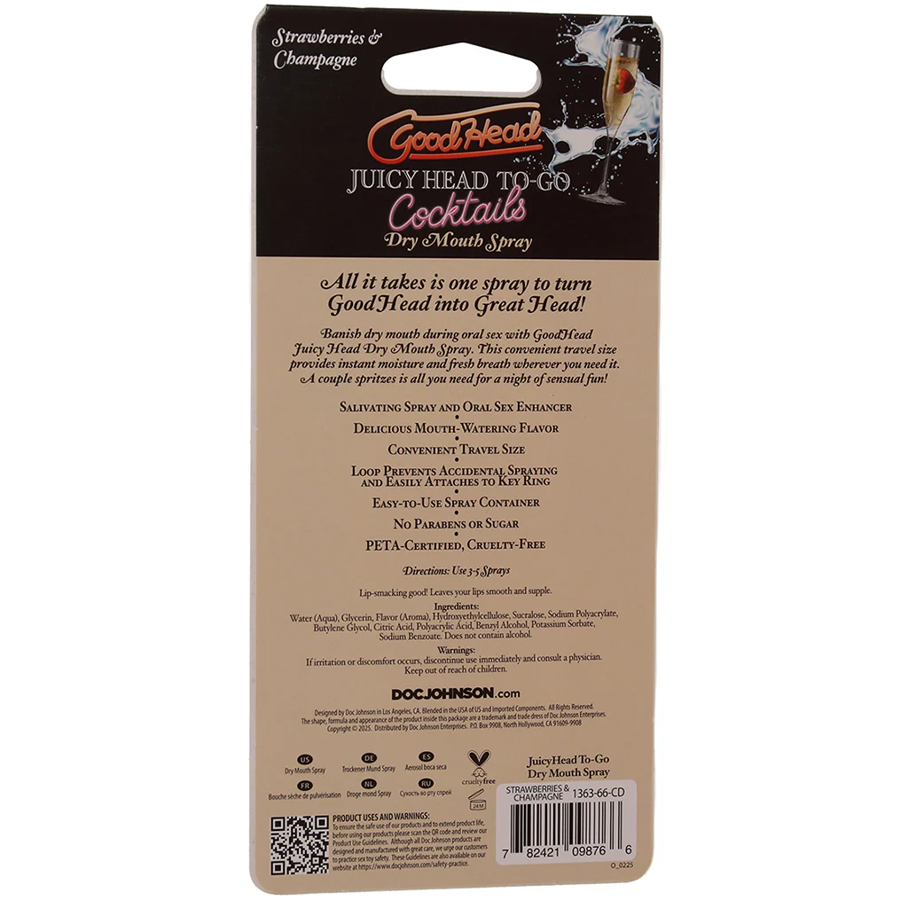 GoodHead Dry Mouth Spray To-Go in Champagne & Berry - Image 8