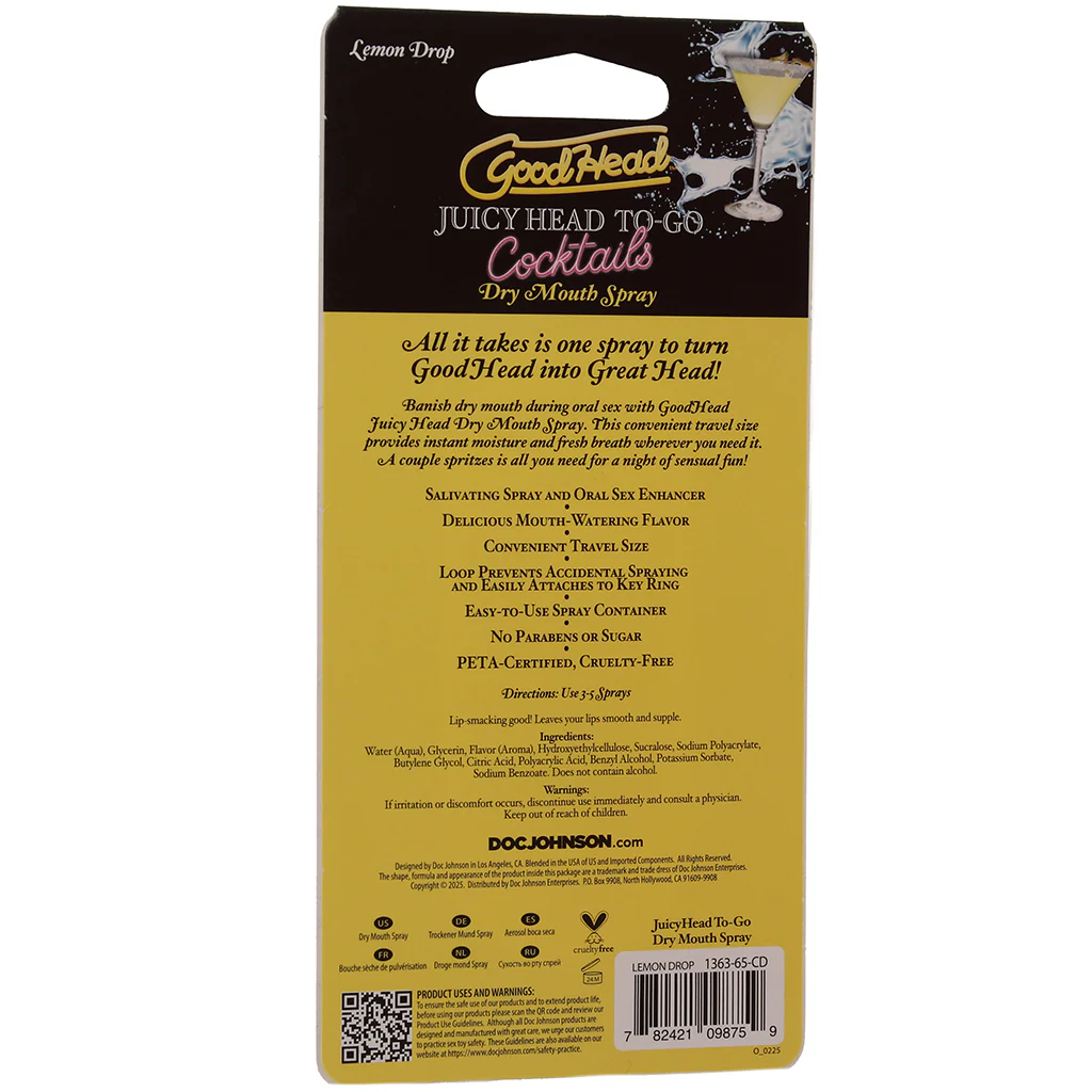 GoodHead Dry Mouth Spray To-Go in Lemon Drop - Image 8