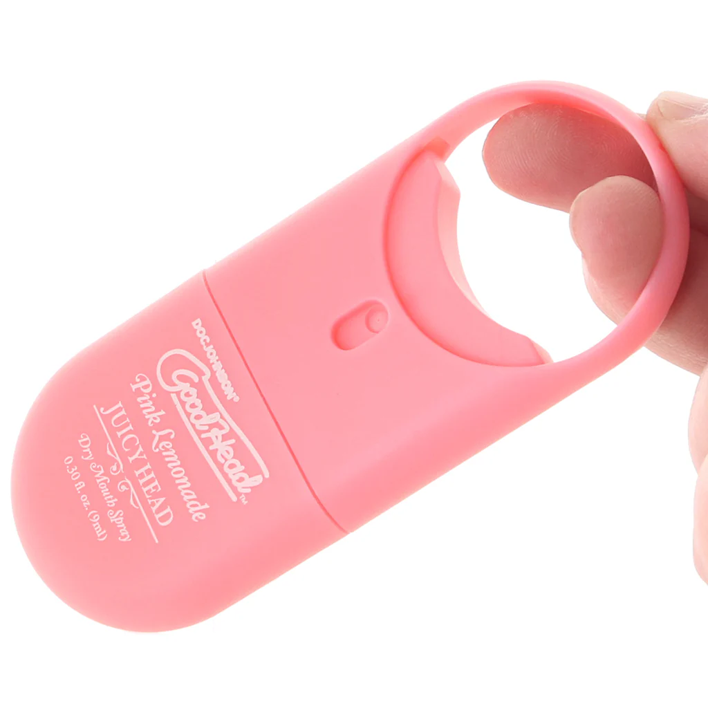 GoodHead Juicy Head Dry Mouth Spray To-Go in Pink Lemonade - Image 4