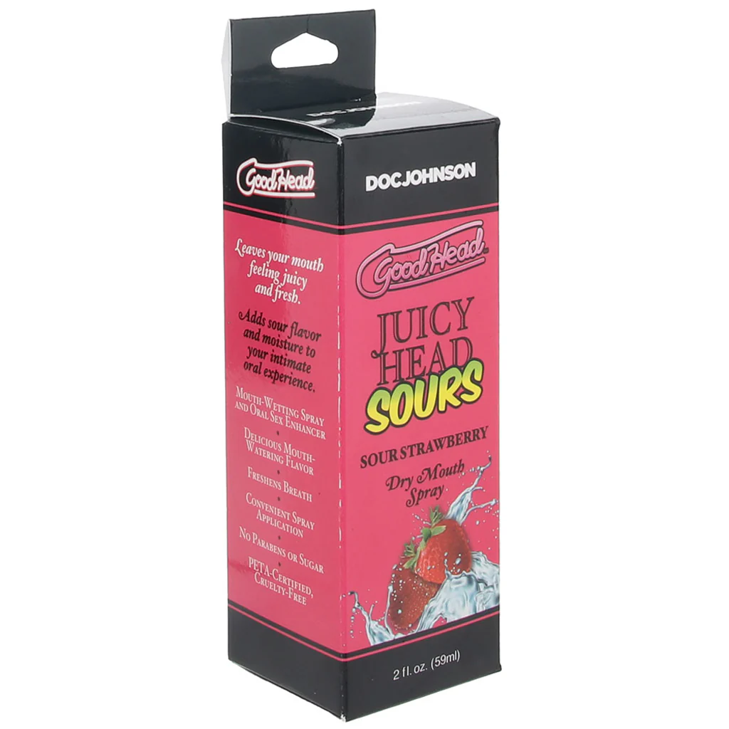GoodHead Juicy Head Mouth Spray 2oz/59ml in Sour Strawberry - Image 6