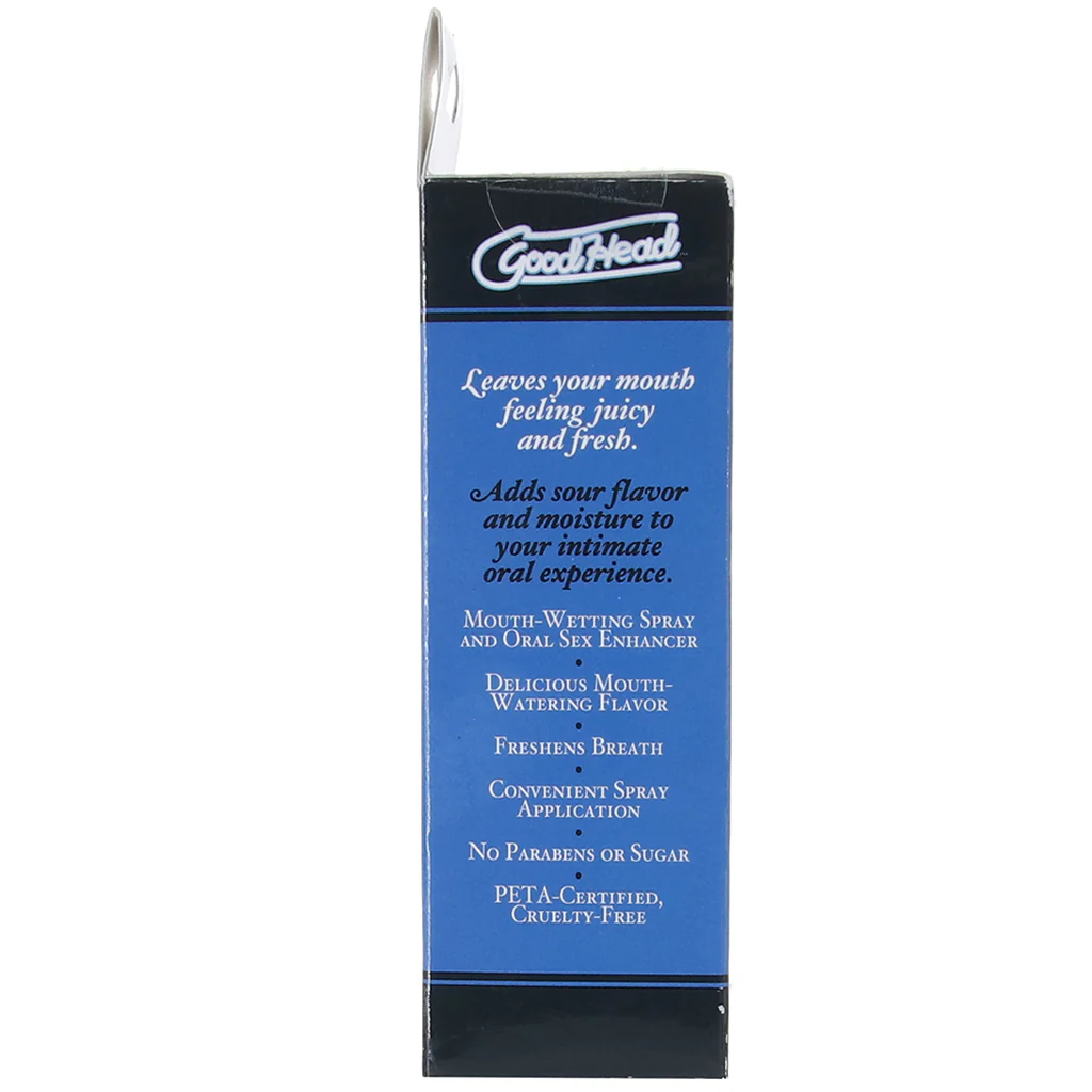GoodHead Juicy Head Sours Mouth Spray 2oz/59ml in Blue Rasp - Image 2