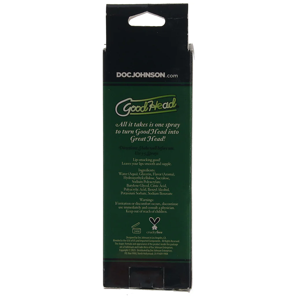 GoodHead Juicy Head Sours Mouth Spray 2oz/59ml in Apple - Image 5