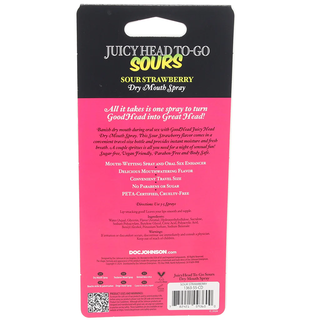 GoodHead Juicy Head Sours Spray To-Go in Strawberry - Image 5