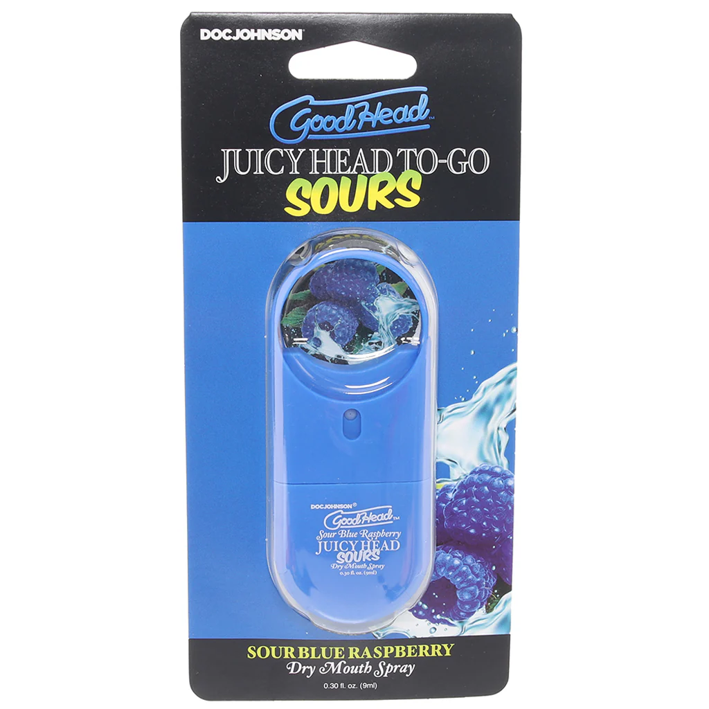 GoodHead Juicy Head Sours Spray To-Go in Blue Raspberry - Image 6