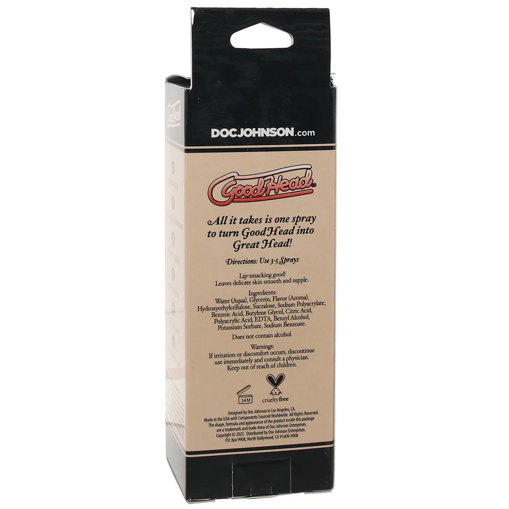 GoodHead Juicy Mouth Spray 2oz/59ml in Champagne & Berry - Image 8