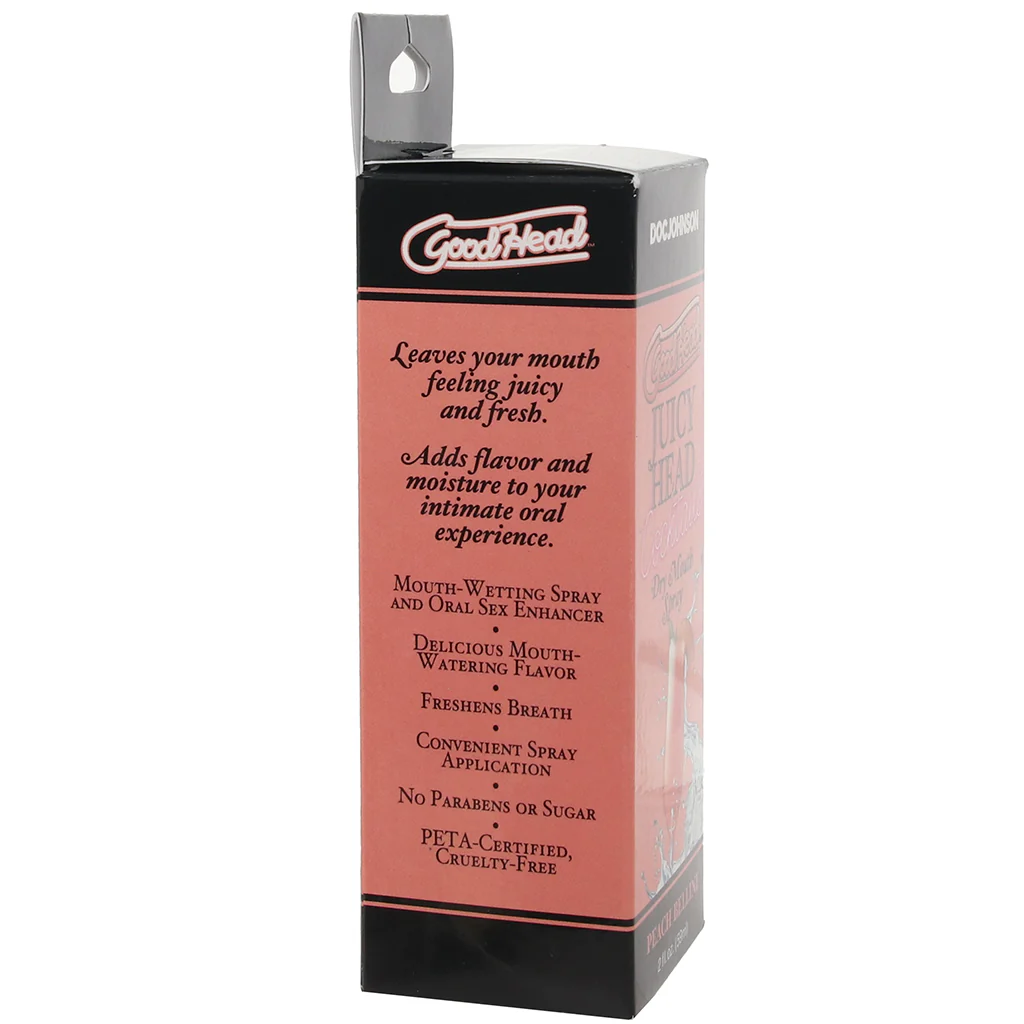 GoodHead Juicy Mouth Spray 2oz/59ml in Peach Bellini - Image 3