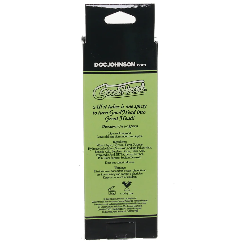 GoodHead Juicy Mouth Spray 2oz/59ml in Mojito - Image 8
