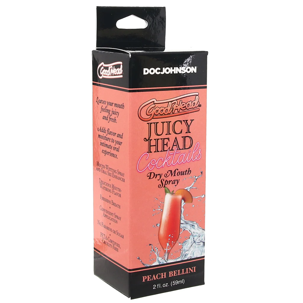 GoodHead Juicy Mouth Spray 2oz/59ml in Peach Bellini - Image 9