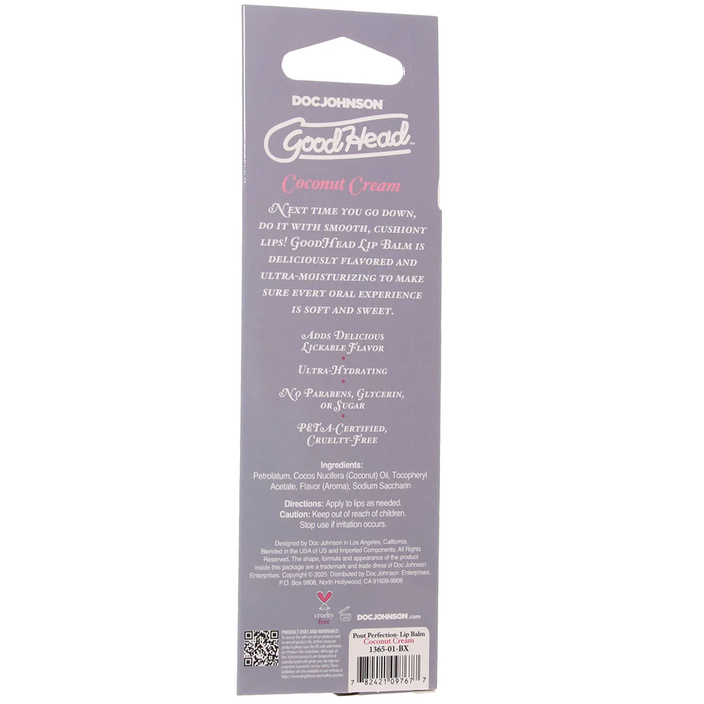 GoodHead Pout Perfection Lip Balm in Coconut Cream - Image 9