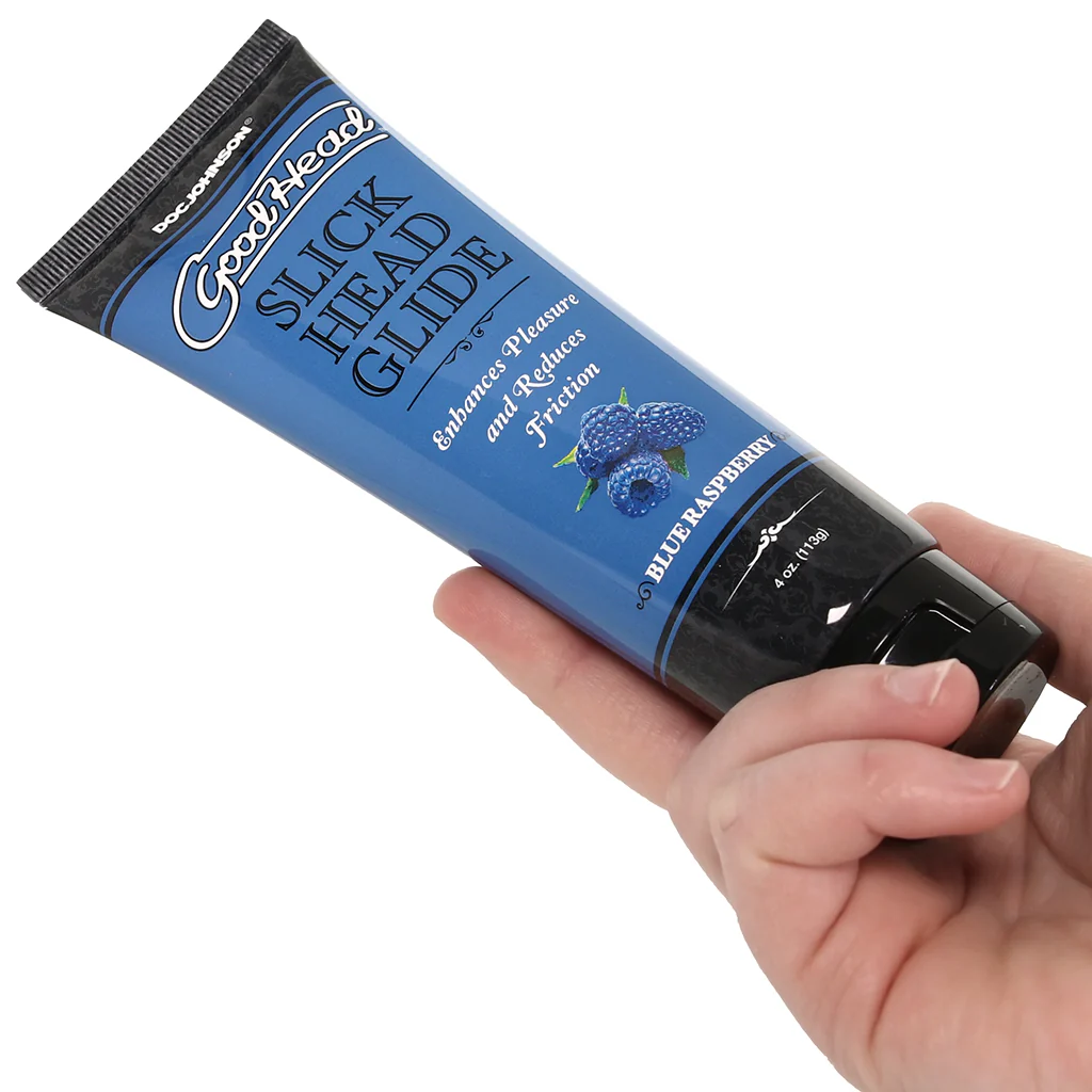 GoodHead Slick Head Glide 4oz/113g in Blue Raspberry - Image 4