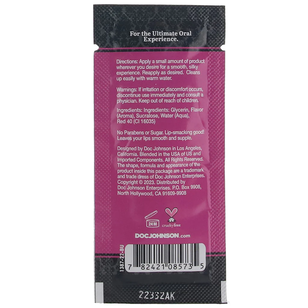 GoodHead Warming Oral Delight Gel .24oz in Strawberry - Image 2