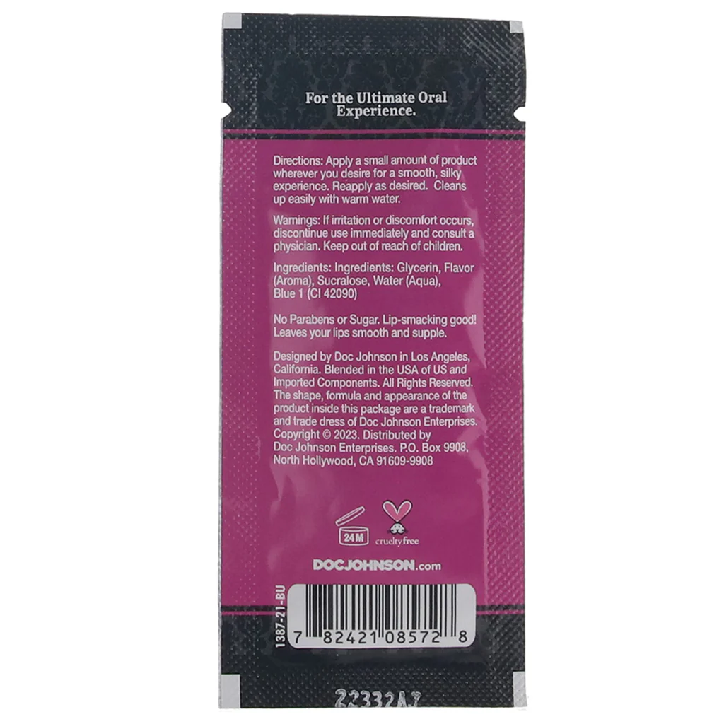 GoodHead Warming Oral Delight Gel .24oz in Cotton Candy - Image 2