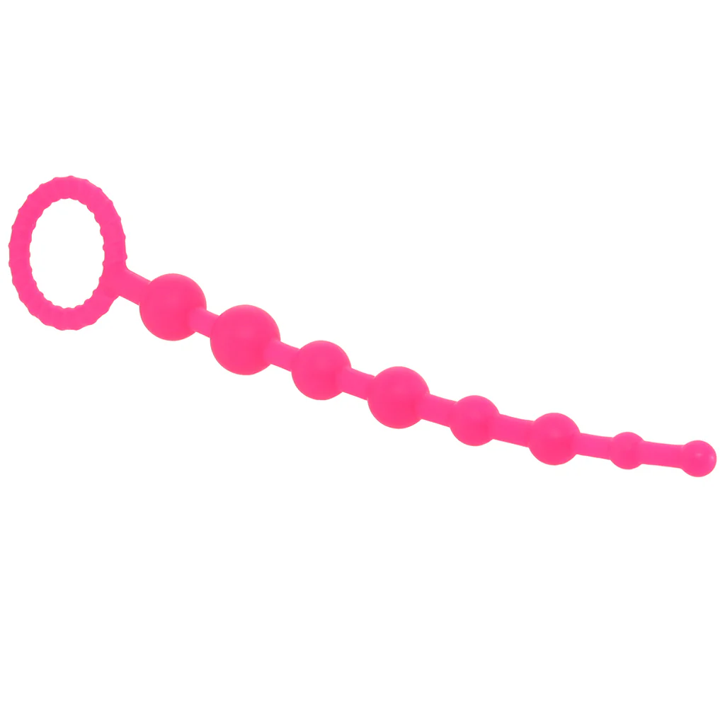 PinkCherry Graduated Anal Beads in Pink - Image 2
