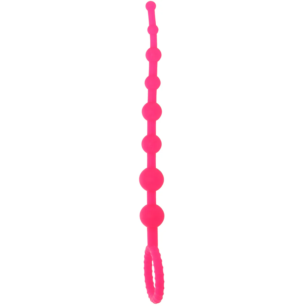 PinkCherry Graduated Anal Beads in Pink - Image 3