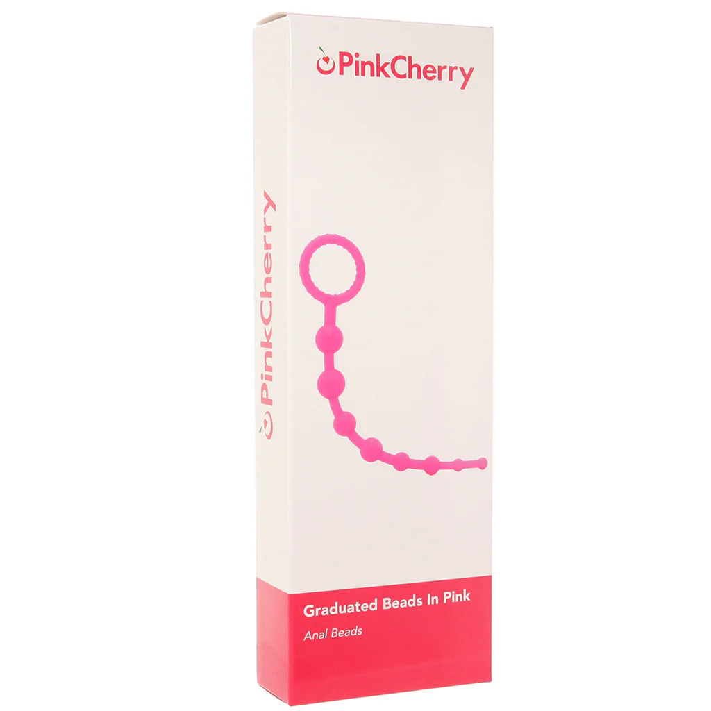 PinkCherry Graduated Anal Beads in Pink - Image 6