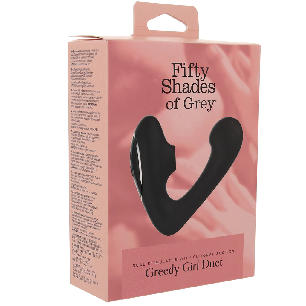Greedy Girl Duet Stimulator with Clitoral Suction - Image 9