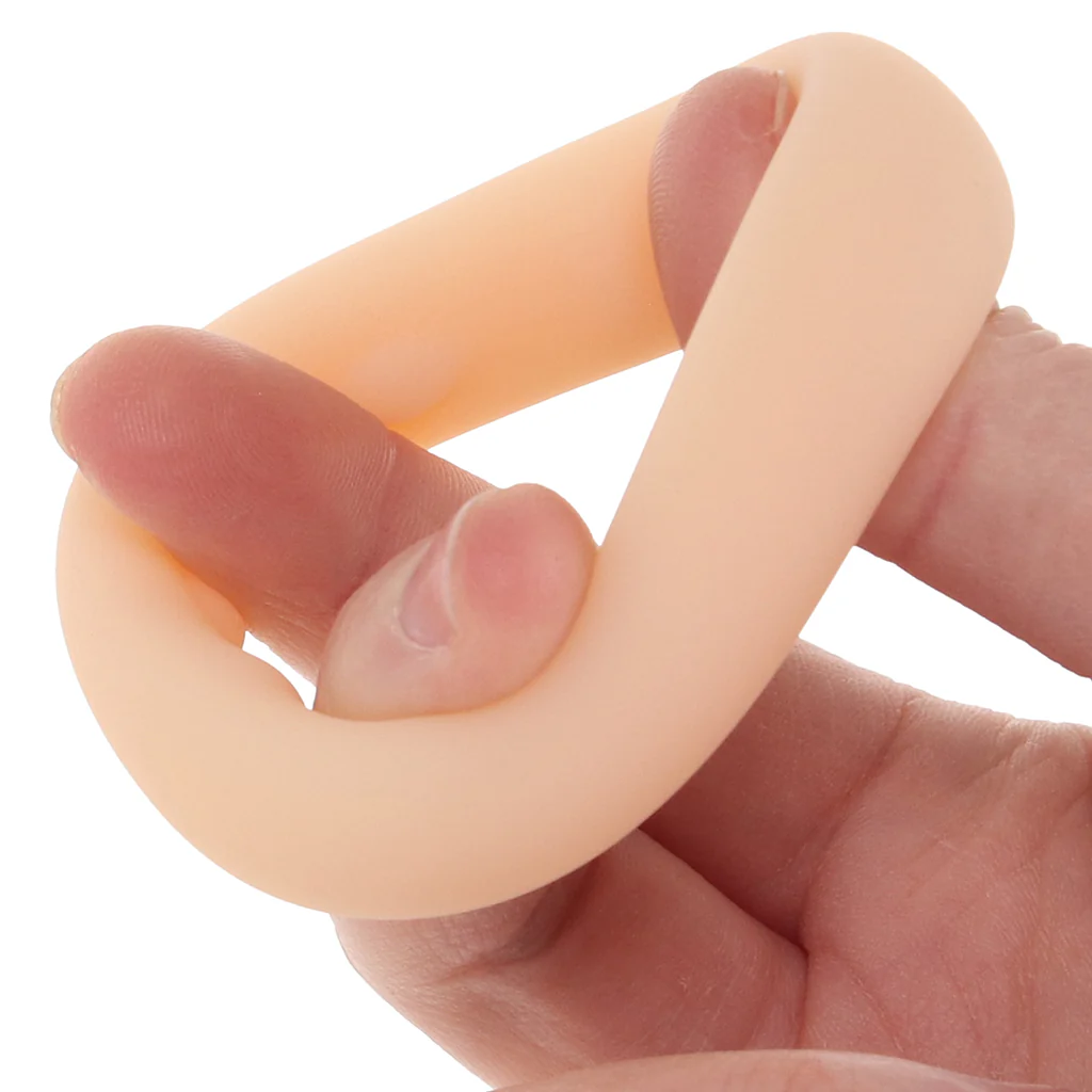 Gunner Liquid Silicone Super Stretch C-Ring in Light - Image 6