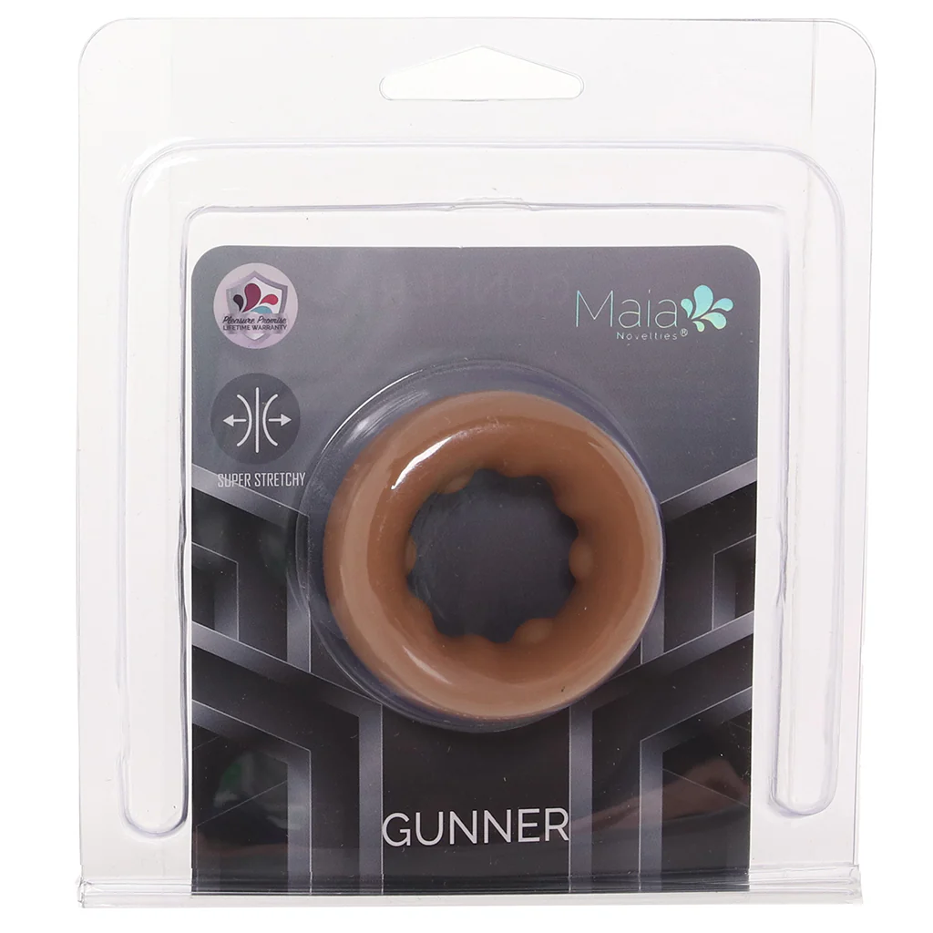 Gunner Liquid Silicone Super Stretch C-Ring in Tan - Image 9