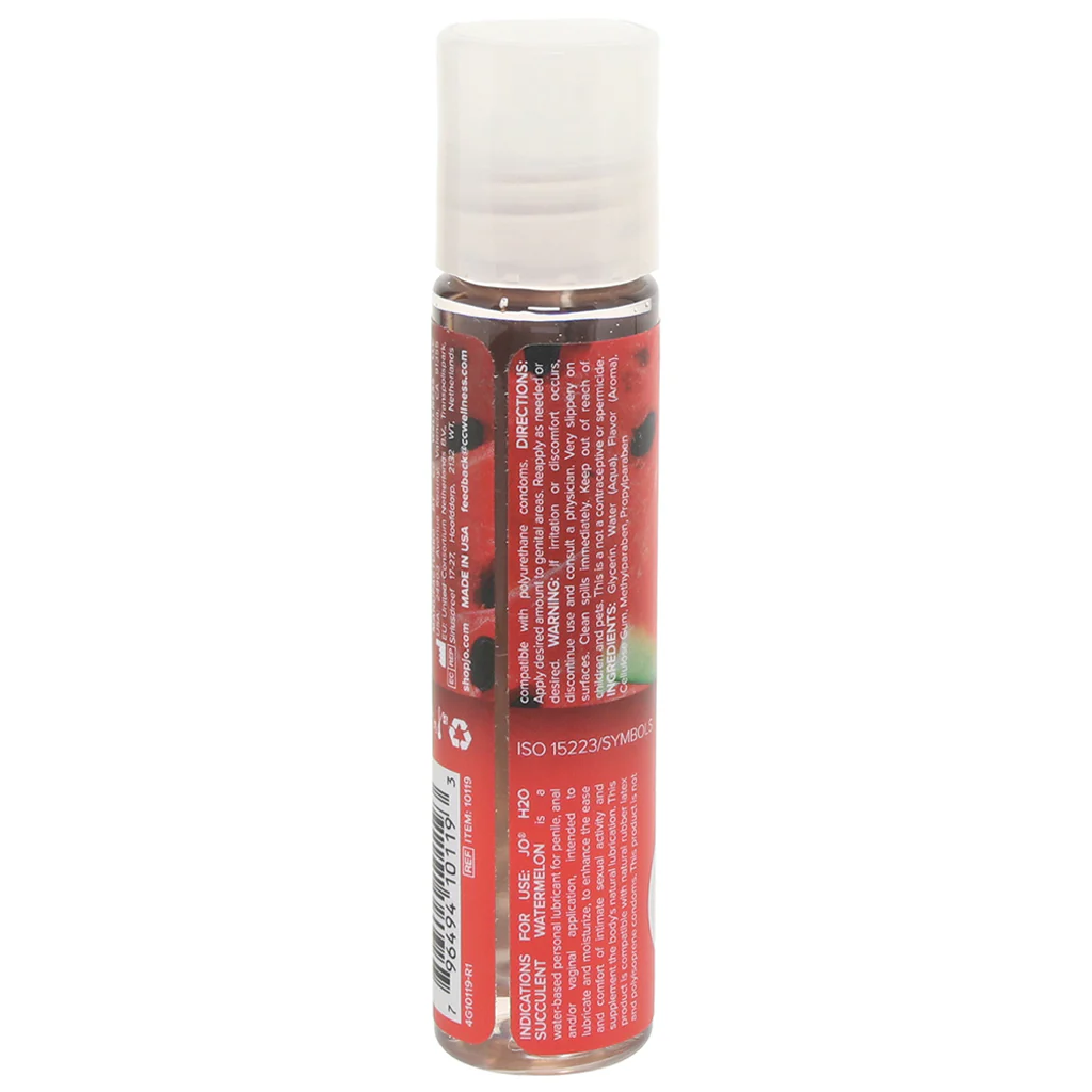 H2O Flavored Lube 1oz/30ml in Watermelon - Image 3