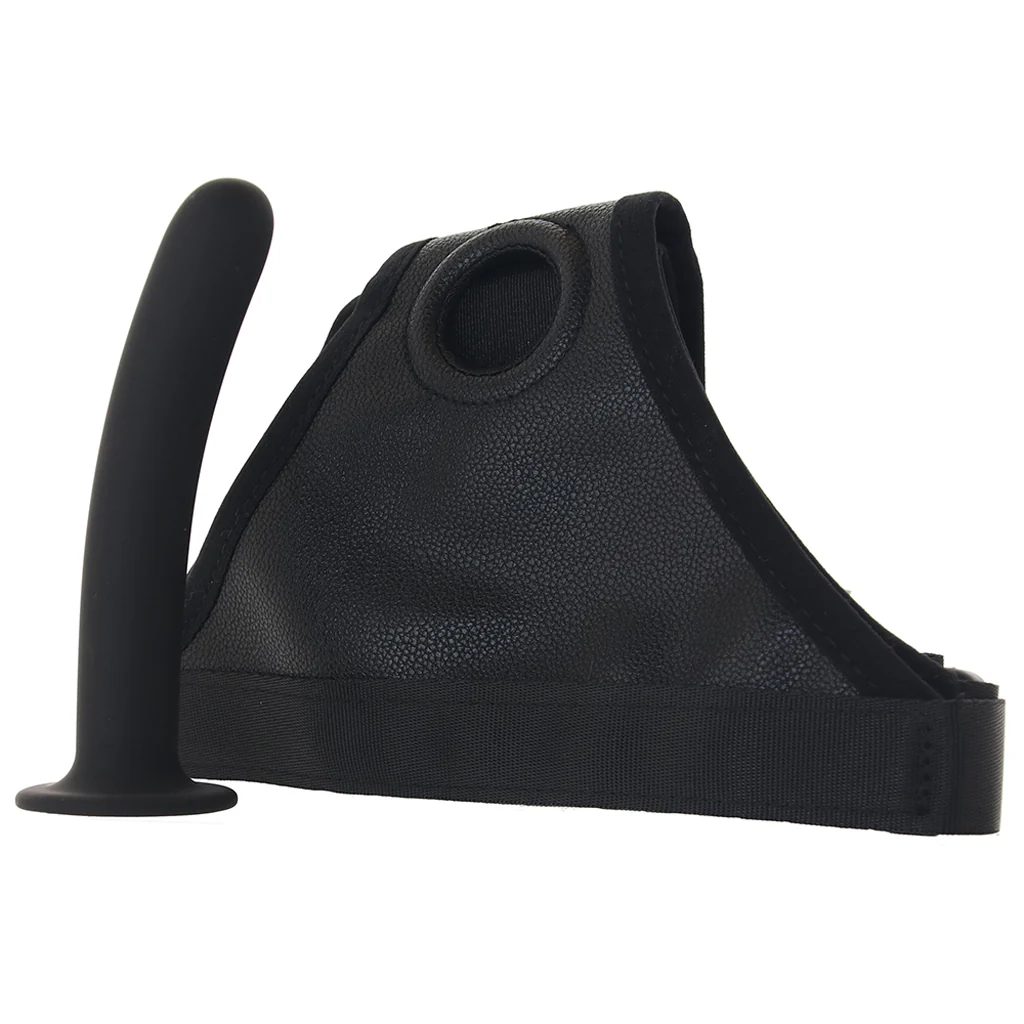 Harness & 5 Inch Dildo In A Bag - Image 3