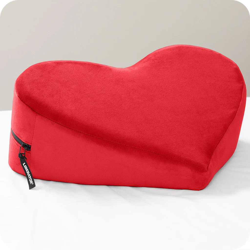 Heart Wedge Sex Pillow in Red - Image 7