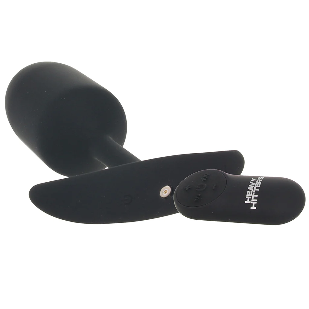 Heavy Hitters Weighted Silicone Anal Plug Vibe - Image 5
