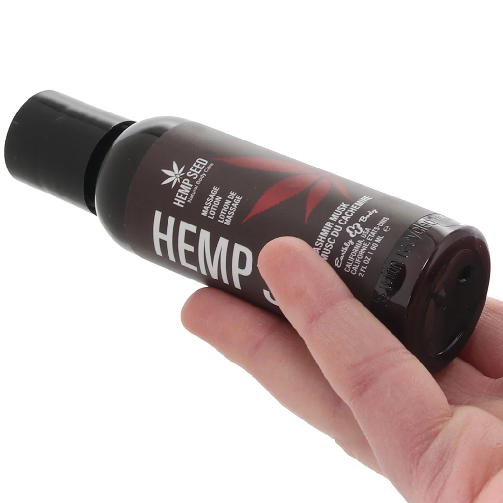 Hemp Seed Massage Lotion 2oz/60ml in Kashmir Musk - Image 4