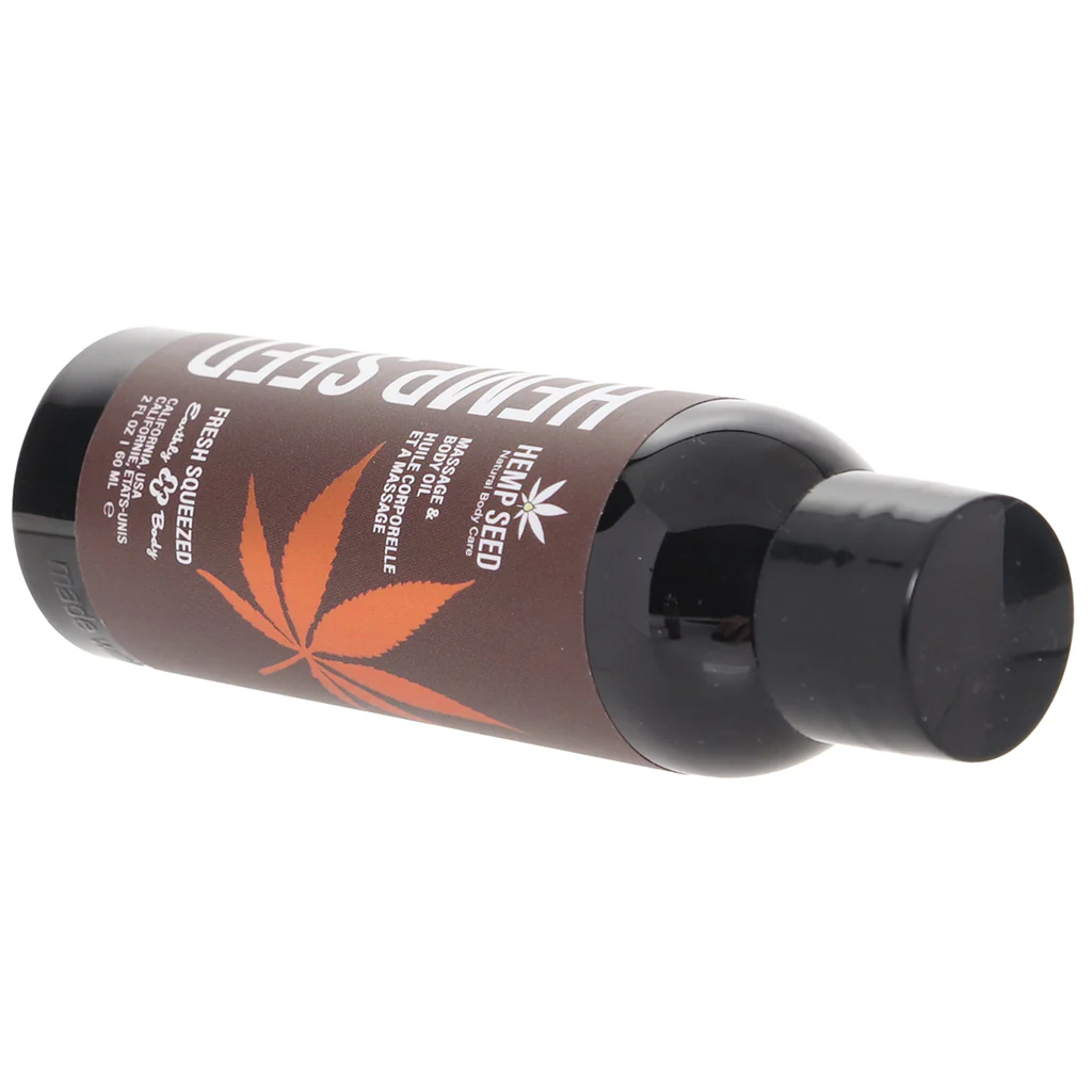 Hemp Seed Massage Oil Gift Set in 3 x 2oz/60ml - Image 2