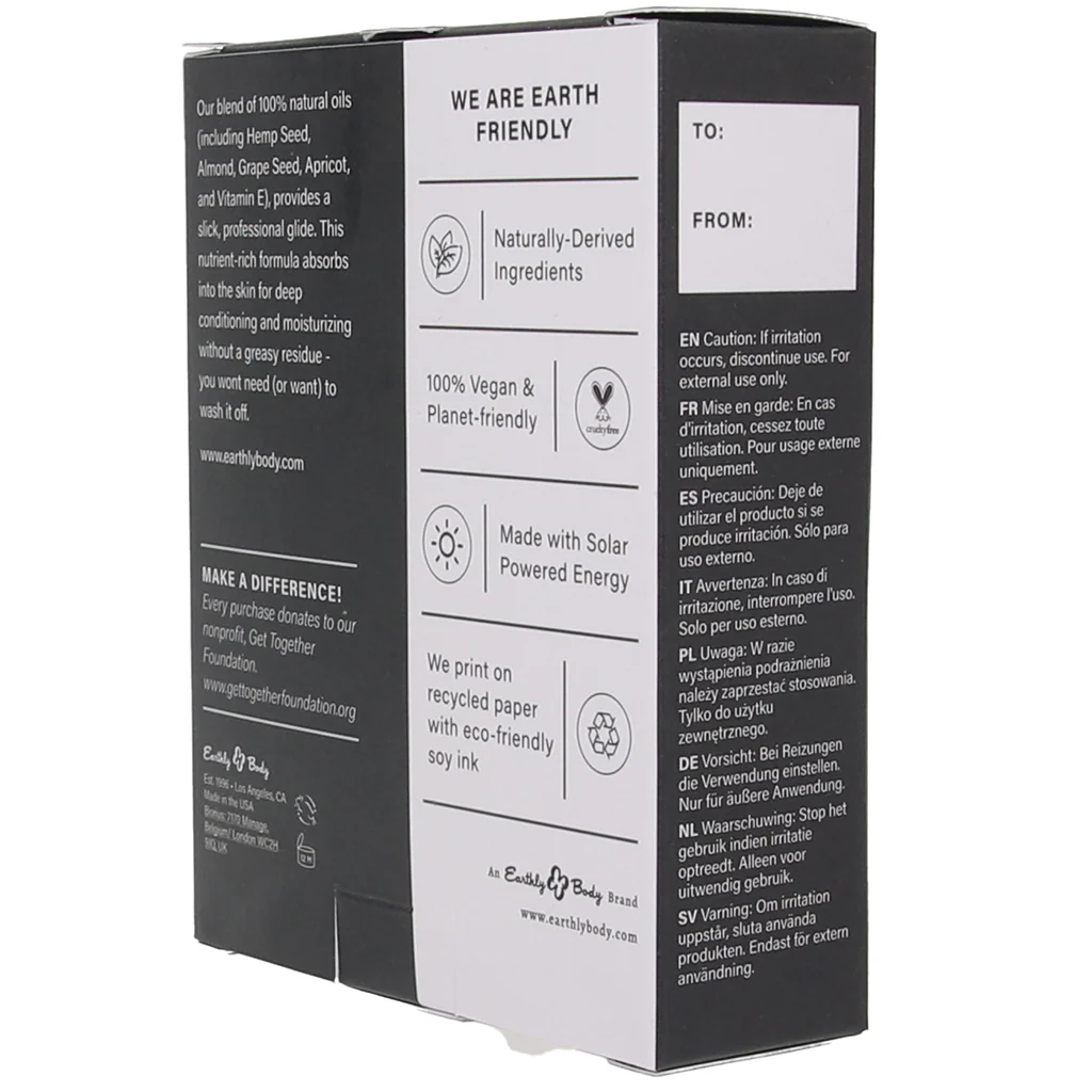 Hemp Seed Massage Oil Gift Set in 3 x 2oz/60ml - Image 7