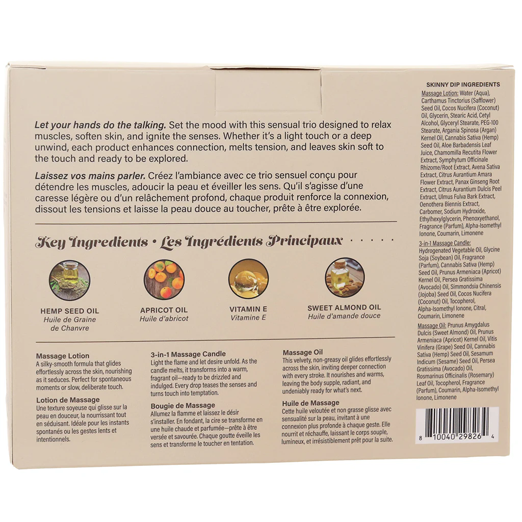 Hemp Seed Tranquility Trio Massage Kit in Skinny Dip - Image 9