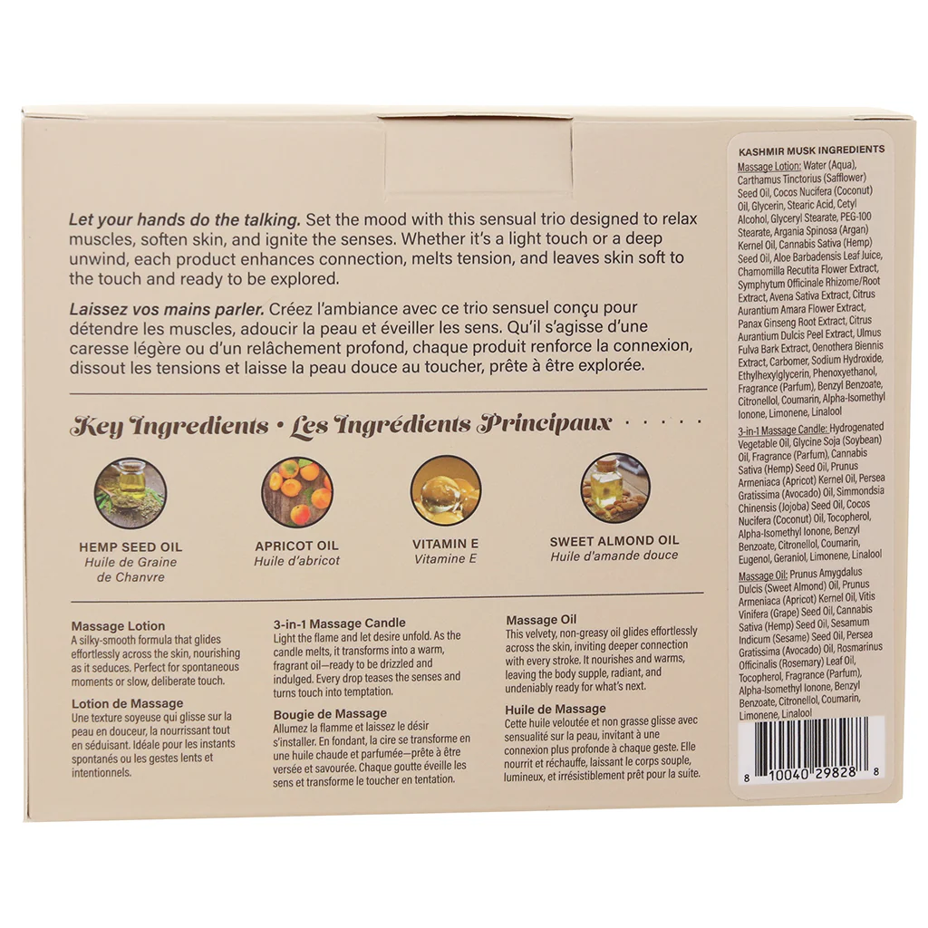 Hemp Seed Tranquility Trio Massage Kit in Kashmir Musk - Image 9