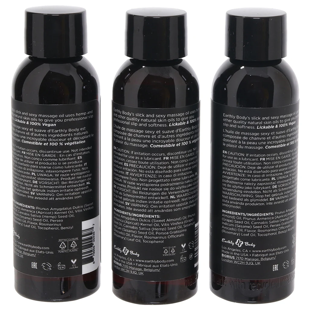 Hempseed Edible Massage Oil Gift Set - Image 5