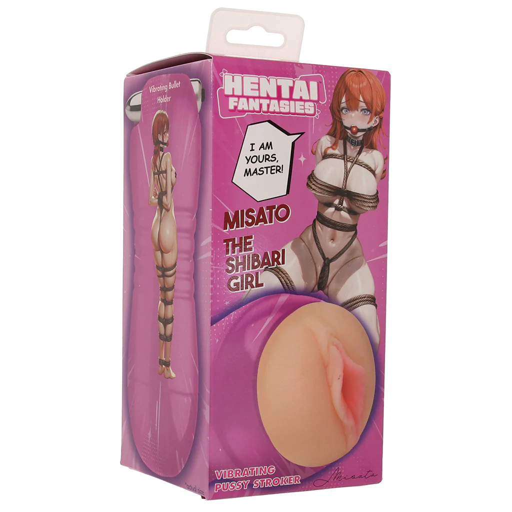 Hentai Fantasies Misato Shibari Girl Vibrating Stroker - Image 9