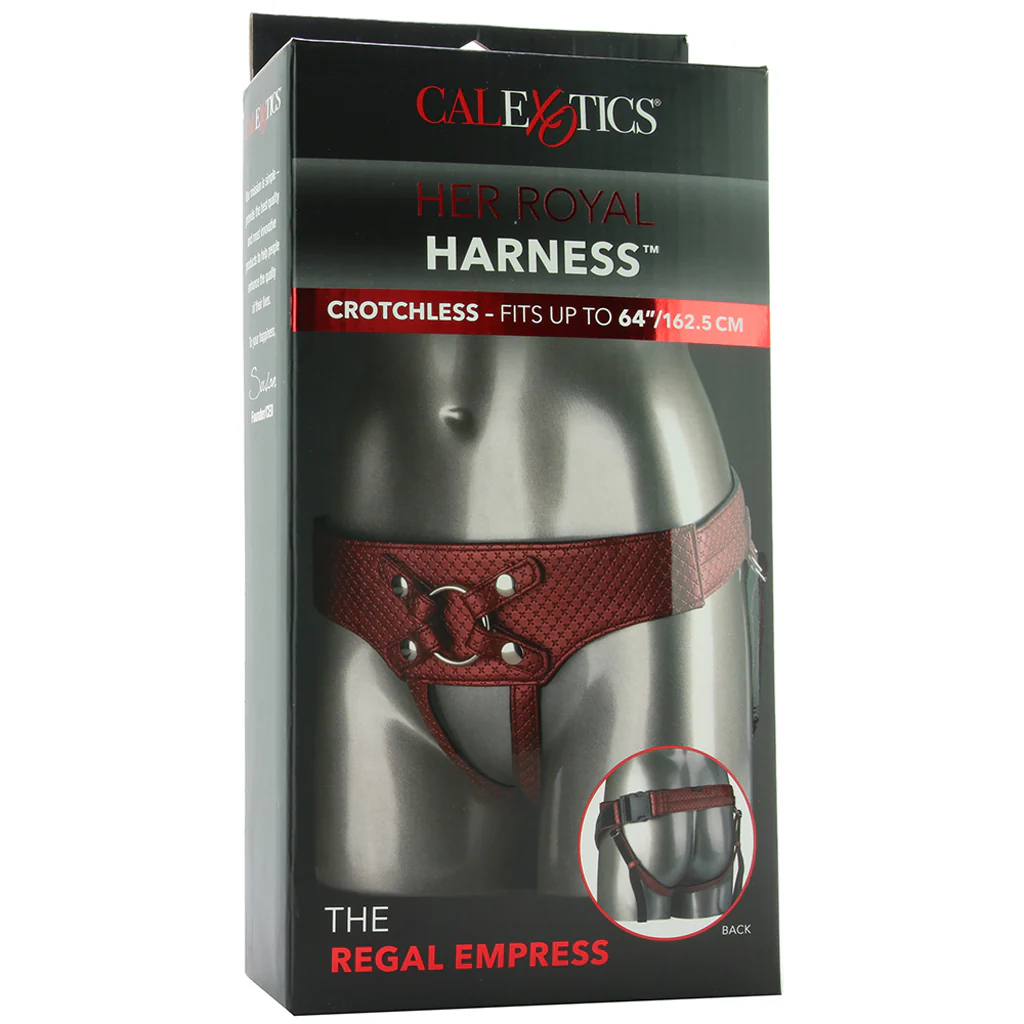 Her Royal Harness The Regal Empress in Red - Image 6